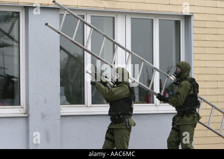 Beschäftigung von Cobra (österreichischen anti-Terror-Einheit) Stockfoto