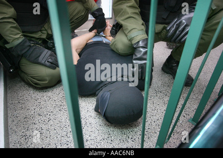 Beschäftigung von Cobra (österreichischen anti-Terror-Einheit) Stockfoto