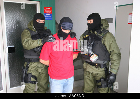 Beschäftigung von Cobra (österreichischen anti-Terror-Einheit) Stockfoto