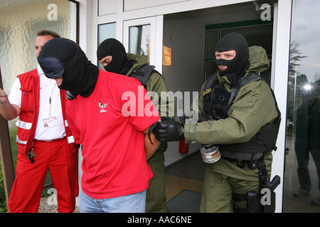 Beschäftigung von Cobra (österreichischen anti-Terror-Einheit) Stockfoto