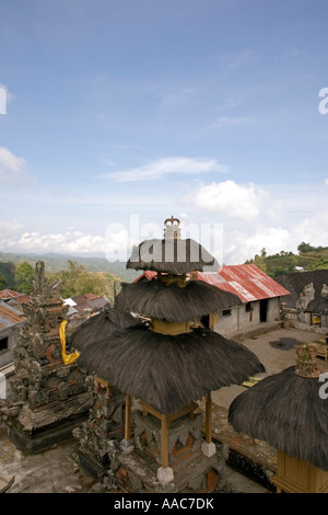 Ländliche Tempel Pura Puncak Penulisan Bali Indonesien Stockfoto