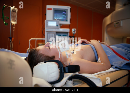 Offene MRT in der Altonaer Kinderkrankenhaus s Stockfoto