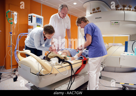 Offene MRT in der Altonaer Kinderkrankenhaus s Stockfoto