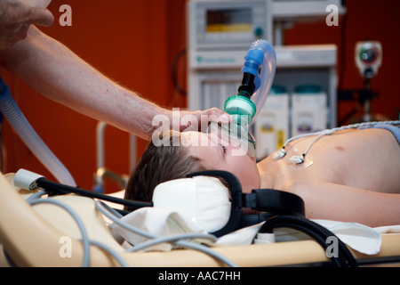 Offene MRT in der Altonaer Kinderkrankenhaus s Stockfoto