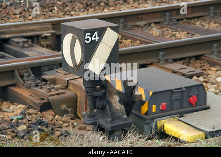 Weichensteller,-Helfer; switchmen Stockfoto