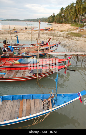 Angelboote/Fischerboote Bo Phut Koh Samui Thailand Stockfoto