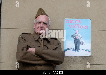 Lookalike Ray Dobson als Private Frazer von Dad s Army Stockfoto