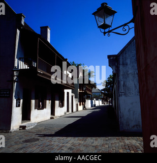 Saint Augustine in Florida zeigt restaurierte Gebäude in der Altstadt einer der ältesten besiedelten Gemeinden in den USA Stockfoto