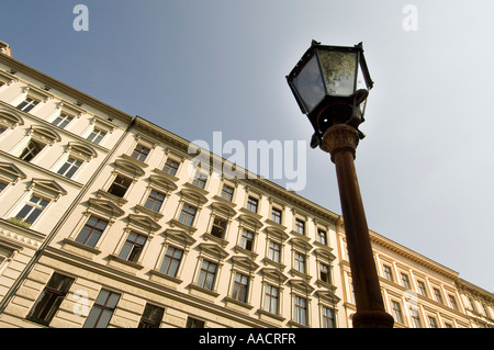 Fassaden der alten Gebäude, Kreuzberg, Berlin, Deutschland Stockfoto