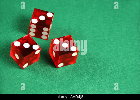Casino Würfel Stockfoto