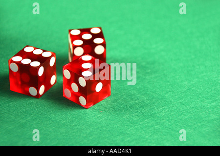 Casino Würfel Stockfoto
