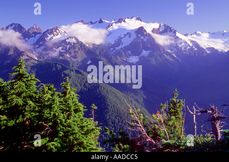 Mt Olympus aus dem Bailey Stockfoto