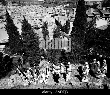 Religiöse Prozession Corleone-Sizilien-Italien Stockfoto