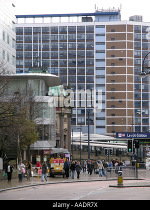 Leeds Stadtzentrum von Leeds Railway Station West Yorkshire England uk gb Stockfoto