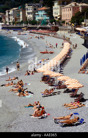 Italien Ligurien Cinque Terre Monterosso al Mare beach Stockfoto