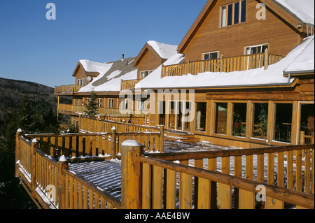 Berühmten Auberge Sacacomie St Michel des Saints Quebec Kanada Stockfoto