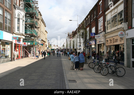 Lowestoft Hautpstraße Ortszentrum Norfolk East Anglia England uk gb Stockfoto