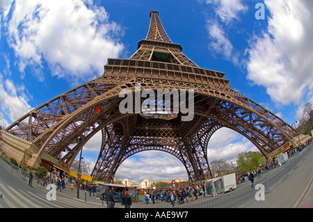 Eiffelturm Paris Frankreich Stockfoto