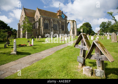 Der Märtyrer St. Thomas Kirche, Winchelsea, Sussex, England. Stockfoto