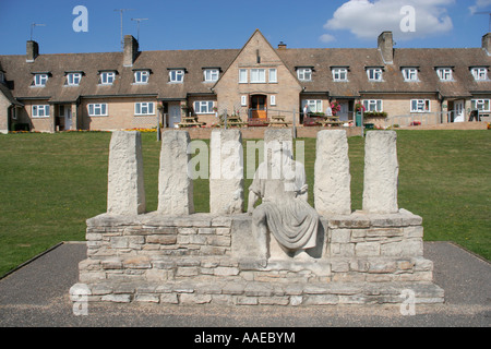 Das Tolpuddle Märtyrer Portland-Stein Skulptur Monument Dorset England uk gb Stockfoto