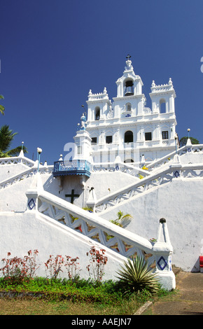 Indien Goa Panaji Religion Kirche der Unbefleckten Empfängnis Stockfoto