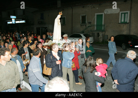 Festival des italienischen Madonna Trinita Sala Consillina - katholische religiöse Feier Stockfoto