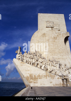 Padrão Dos Descobrimentos Denkmal der Entdeckungen Belem von Lissabon Portugal Stockfoto