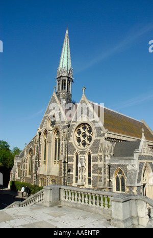 Harrow Privatschule Kapelle und Steintreppe Harrow Hill London England Stockfoto