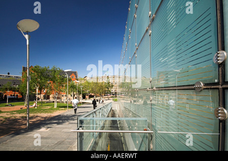 Urbis, Kathedrale Gärten, Manchester, UK Stockfoto