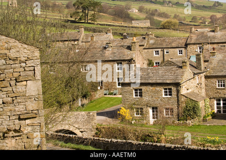 Thwaite Dorf, Swaledale, Yorkshire, Großbritannien Stockfoto