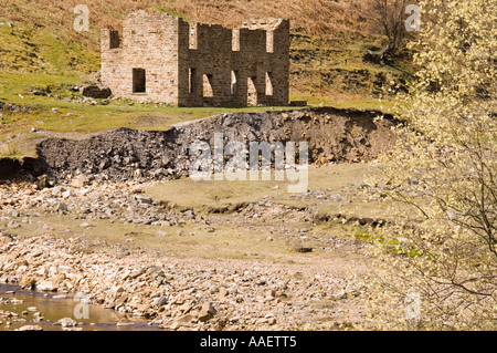 Gunnerside Gill und die Überreste der Blei-Bergbau Industrie, Swaledale, Yorkshire Dales National Park, UK Stockfoto