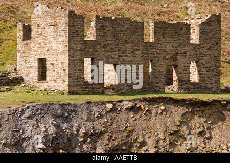 Gunnerside Gill und den Resten der Blei-Bergbau Swaledale, Yorkshire Dales National Park, UK Stockfoto