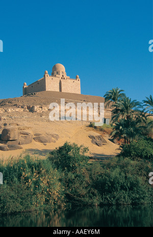 Mausoleum des Aga Khan an den Ufern des Flusses Nil Assuan Ägypten Stockfoto