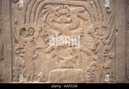 Huaca del Dragon, Pyramide des Drachen Peru Stockfoto