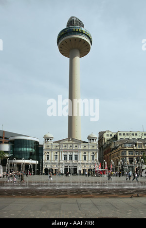 Williamson Square und Radio City Tower, Liverpool Stockfoto