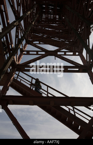 Foerderturm Zeche Bonifacius Deutschland Stockfoto