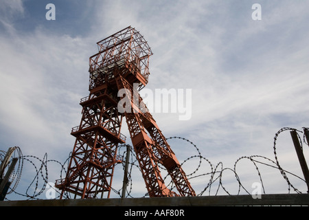 Foerderturm Zeche Bonifacius Deutschland Stockfoto