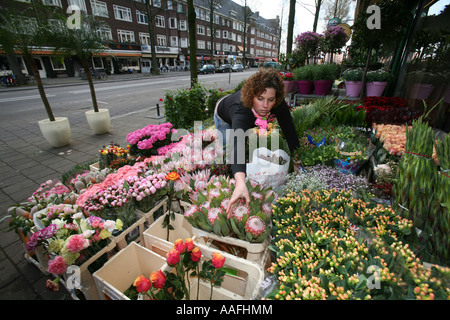 Ein Blumenladen in Amsterdam Leitartikel verwenden nur Stockfoto