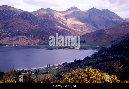 Loch Duich in Shiel Brindge Schottland Stockfoto