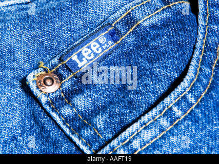 Bluejeans von Lee Brand USA Stockfoto
