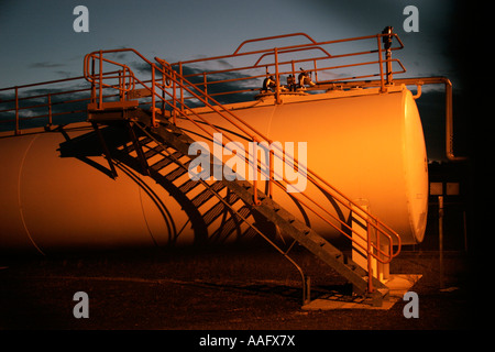 Luftfahrt Treibstoffbehälter Stockfoto