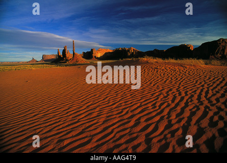 Monument Valley Navajo Reservation, Arizona USA. Stockfoto