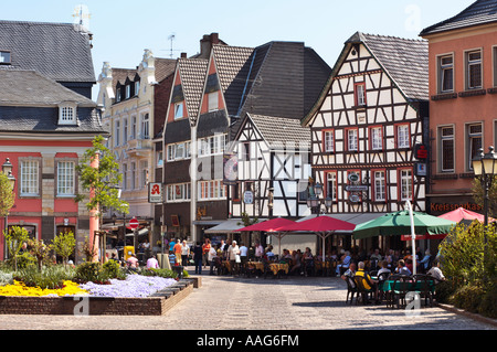 Ahrweiler Altstadt in der Ahr-Tal, Deutschland, Europa Stockfoto