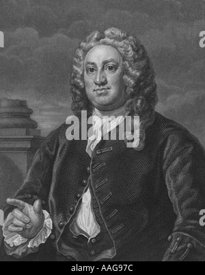 Martin Folkes 1690 1754 englische Antiquar Stockfoto