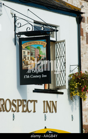 Pub Schild Exeter Quay Exeter Devon GB Stockfoto