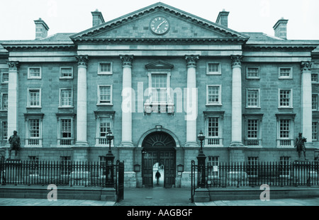 Der Westen Front Trinity College Dublin Stockfoto