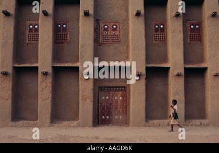 Lehmarchitektur - Bandiagara, MALI Stockfoto