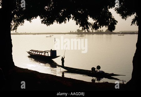 Niger-Flusses Szene - Mopti, MALI Stockfoto