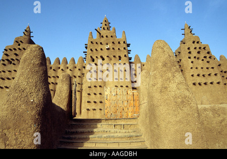 Große Moschee - Djenné, MALI Stockfoto