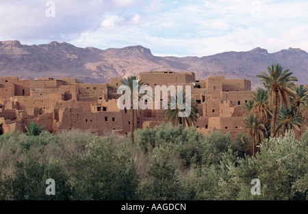 Kasbah - Todra Schlucht, Tinghir, Marokko Stockfoto